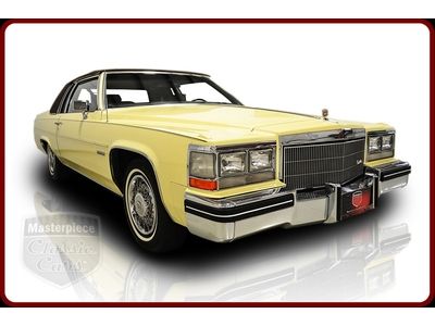 83 cadillac deville original 4.1 liter v8  original 4 speed automatic  yellow