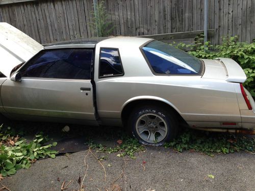 Chevrolet montecarlo 1987 super sport aero coupe