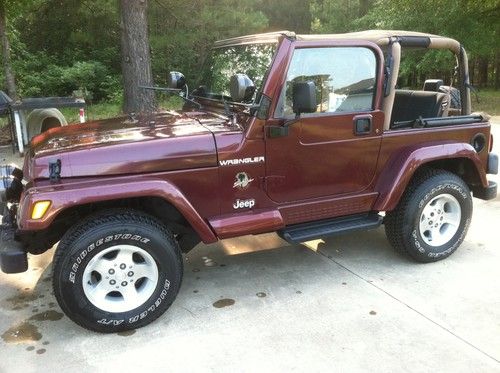 2001 jeep wrangler sahara sport utility 2-door 4.0l