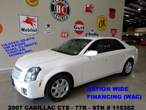 2007 cts,v6,automatic,heated leather,onstar,homelink,16in wheels,77k,we finance!