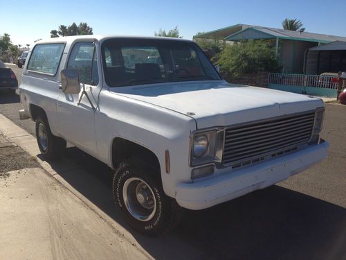 1975 chevrolet blazer k5 fully removable top 1 owner arizona truck