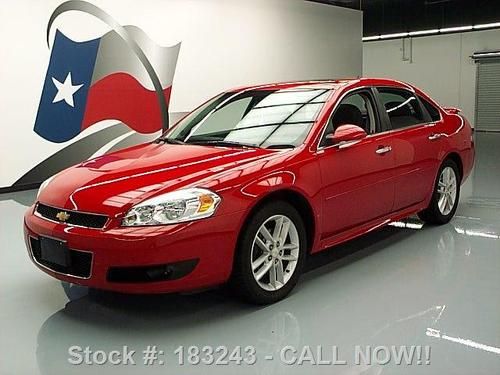 2013 chevy impala ltz htd leather sunroof spoiler 23k! texas direct auto