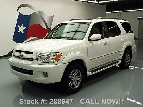 2007 toyota sequoia sr5 8pass sunroof leather 68k miles texas direct auto