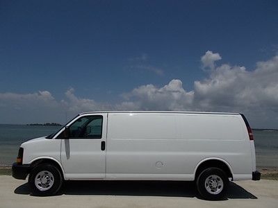 09 chev express 3500 extended cargo - one owner florida van - original paint