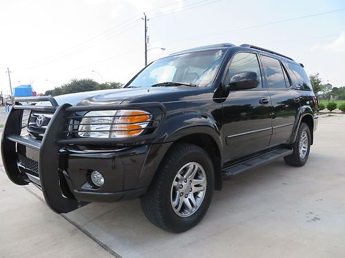 2004 toyota sequoia limited sport utility 4-door 4.7l one owner only 69k