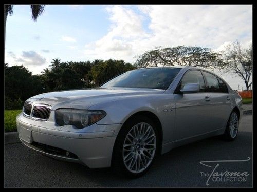 05 760i v12 navigation sport wheels luxury seating pkg clean carfax sunroof mint