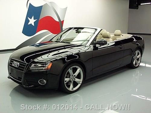 2011 audi a5 2.0t prem plus convertible turbo nav 60k!! texas direct auto