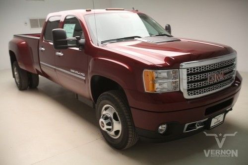 2014 drw denali crew 4x4 navigation sunroof leather heated duramax diesel