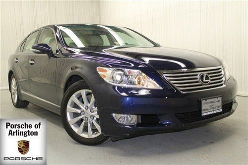 Ls 460 leather premium audio heated seats bluetooth moon roof tan blue xenon