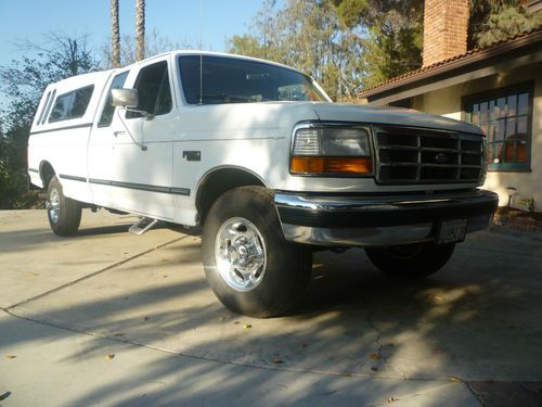 1993 ford f-250 xlt extended cab pickup 2-door 7.3l