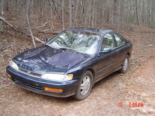 1996 96 honda accord ex 2 door coupe salvage vtec