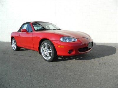 2004 mazda mx-5 miata ls convertible used low miles excellent condition fun