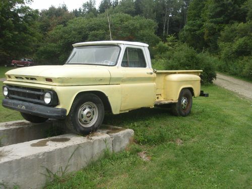 1966 chevy  stepside  big block