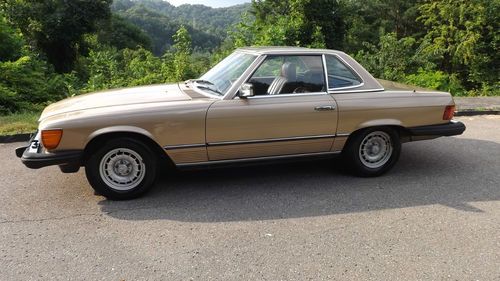 1984 mercedes 380 sl roadster/hardtop