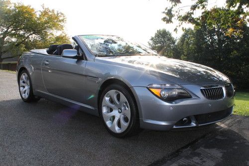 650i conv't~1-owner~navi~sport &amp; cold weather pkg~34,512 miles~30pics~must see