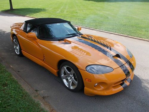 2000 dodge viper roe racing supercharged lotus orange only 13k miles gorgeous!
