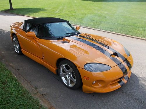 2000 dodge viper roe racing supercharged lotus orange only 13k miles gorgeous!