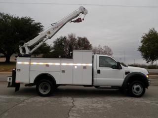 F550 xl powerstroke diesel 11' knapheide service body utility crane we finance!