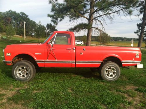 1972 chevy cheyenne k20 4x4 truck-long box