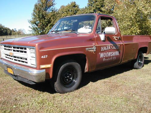 1986 chevy c10 moon shine v8 rat hot rod shop truck 95k rare clean nice custom