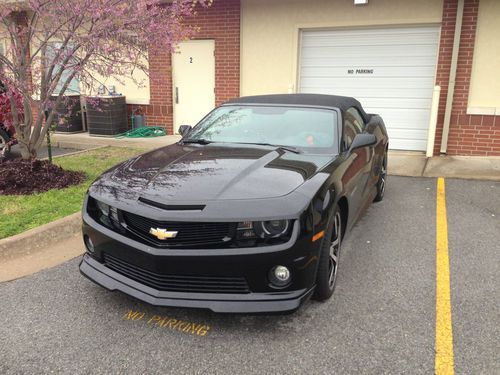 Chevrolet: Camaro Convertible SS Black leather hurst upgrade chrome effects, US $29,500.00, image 2