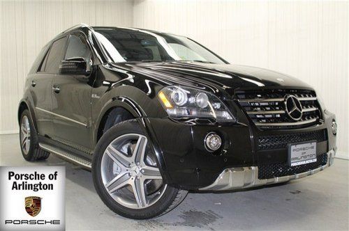 Ml 63 amg navi leather moon roof one owner rear entertainment black xenon clean