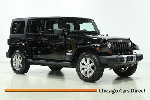 13 wrangler unlimited sahara 4x4 navigation auto hardtop 18s remote start