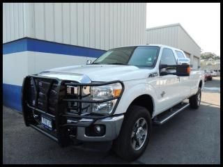 11 ford super duty f350 4x4 crew cab lariat leather, all power we finance!