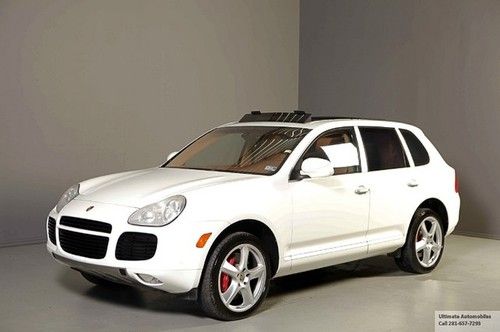 2005 porsche cayenne turbo awd nav panoroof wood leather heated alloys pdc xenon
