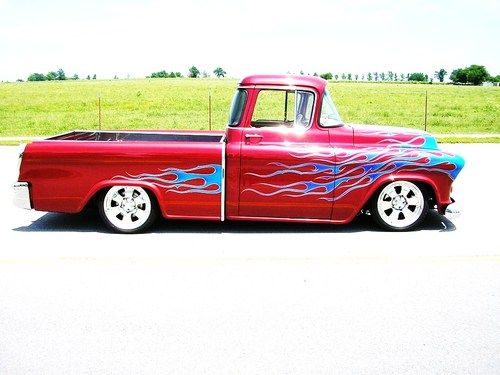 1955 CAMEO CHEVY PU CUSTOM CLASSIC HOT ROD STREET SHOW TRUCK MAGAZINE COVER PU, US $55,000.00, image 11