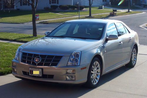 2008 cadillac sts v6 302hp awd gold mist 26k miles