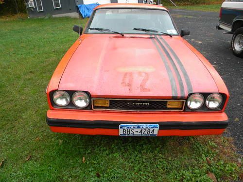1976 mercury capri hatchback 2-door 2.8l