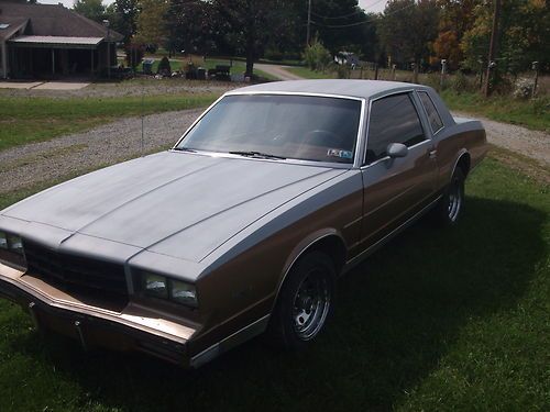 1981 chevrolet monte carlo landau coupe 2-door built 5.7 olds 82 83 84 85 86 87