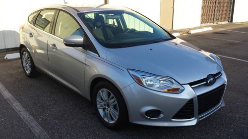 2012 silver ford focus sel 4dr hb, auto,  microsoft sync (no dealer fees)