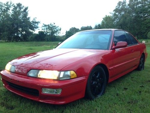 Rare! 1992 acura integra gs-r hatchback 3-door 1.7l milano red b17a vtec