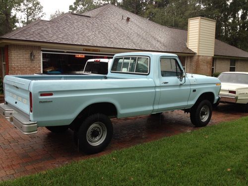 1976 vintage f-250 hi boy ford custom cab