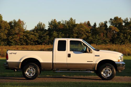 2003 ford f250 xcab lariat 7.3l diesel 102k actual miles 4x4 mint no reserve