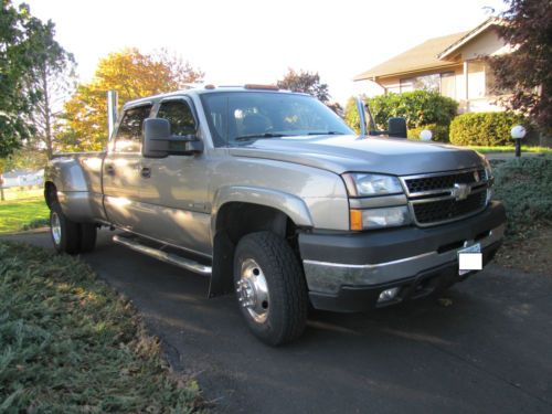 2006 silverado 3500 dually 6.6l diesel w/ allison trans 4x4 no reserve