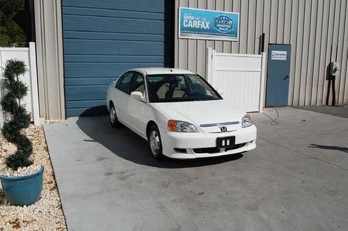 2003 honda civic hybrid electric 48 mpg auto cruise cd alloy sedan 03