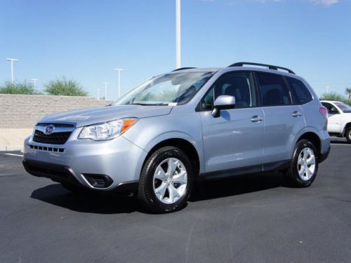 Brand new 2014 forester premium 6spd manual awd bluetooth alloy wheels roof rail
