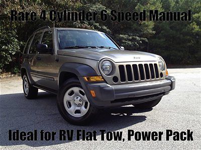 Rare 4 cylinder 6 speed manual flat tow rv sport power windows locks keyless
