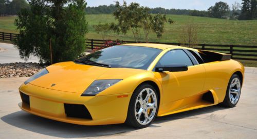 2006 lamborghini mercielago coupe, e shift, orange county exhaust, 12k miles