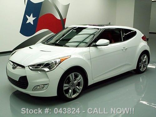 2012 hyundai veloster 6spd pano sunroof nav 18&#039;s 14k mi texas direct auto