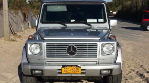 2002 mercedes-benz g500 (silver)