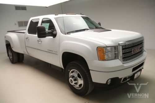 2014 drw crew 4x4 navigation sunroof leather heated duramax diesel