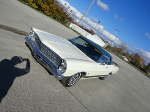 1967 ford galaxie 500 xl, convertible, rust free, 77k cream-white, must see, nr!