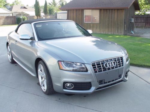 2011 audi s5 s 3.0t cabriolet quattro awd s tronic needs work repairable fixer!