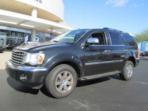 2009 black v8 leather sunroof dvd 3rd row miles:48k suv