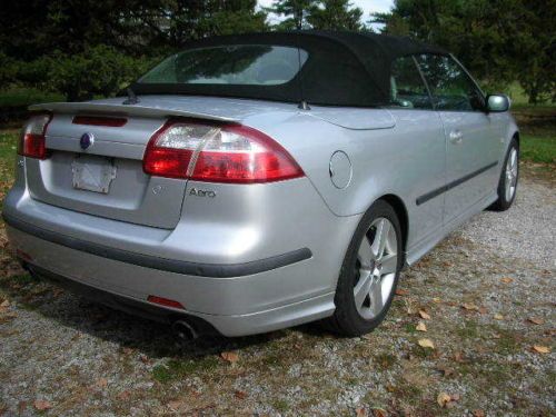2006 Saab 9-3 Aero Convertible 2.8L Turbo 6-speed Xenons Heated Leather, US $9,500.00, image 15