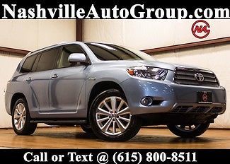 2009 blue hybrid limited awd navigation rear dvd 3rd row carfax 7-passenger